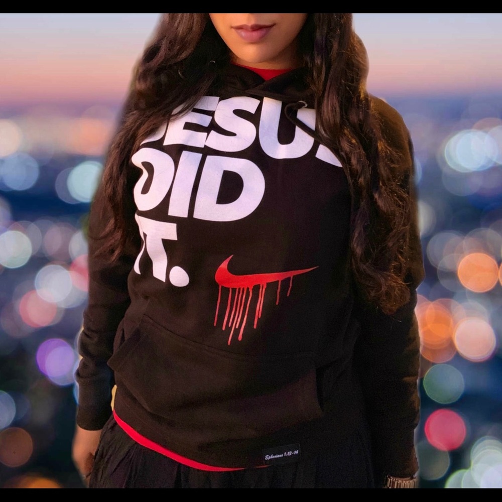 JESUS DID IT. sweatshirt. hoodie.